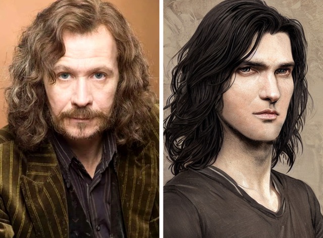 Sirius Black chân thực từ truyện đến hình ảnh AI