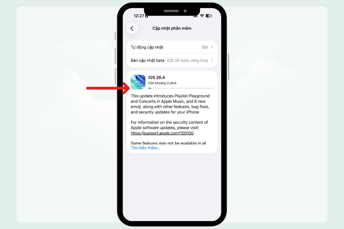 Xác nhận điều khoản cập nhật