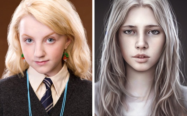 Luna Lovegood chính xác từ truyện tới ảnh AI