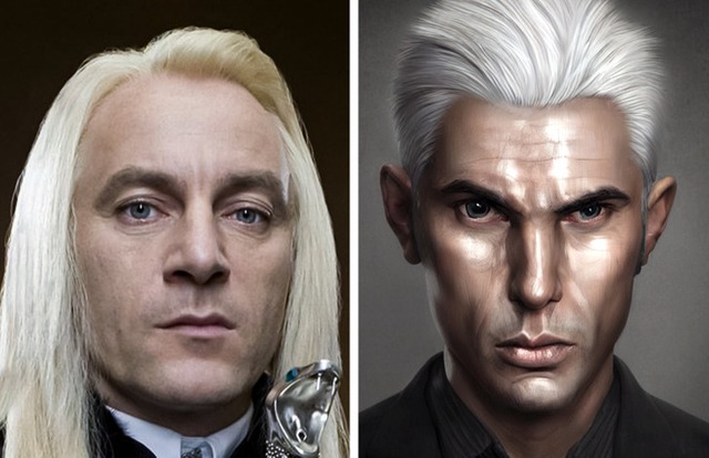 Lucius Malfoy chuẩn nguyên tác qua AI