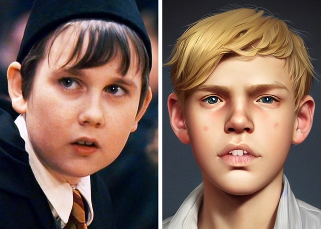 Ngoại hình Neville Longbottom qua góc nhìn AI