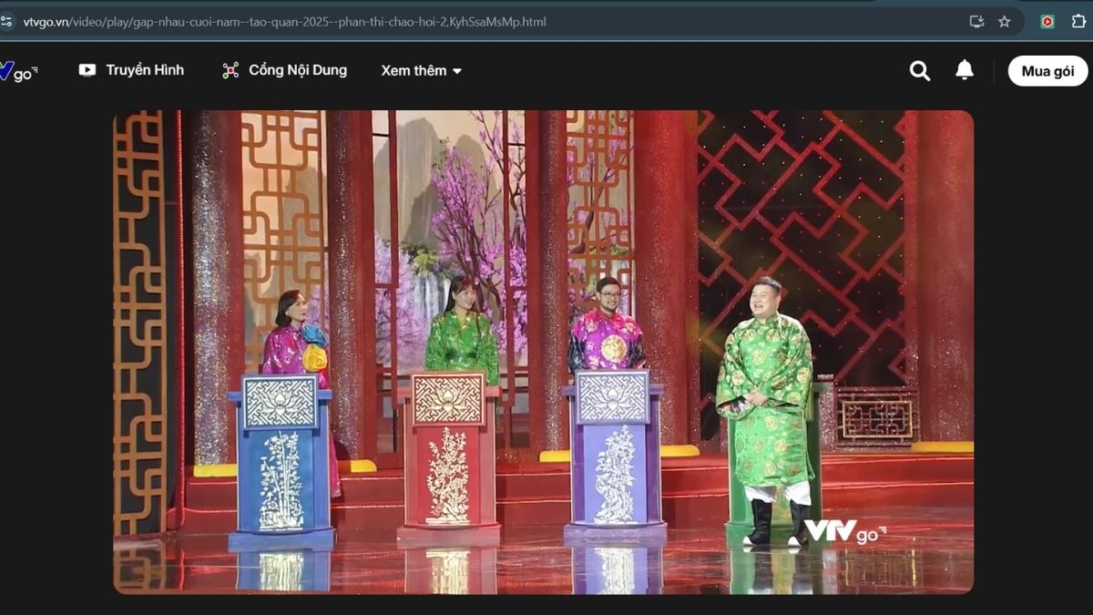 Chọn nội dung chính thức từ VTV Go