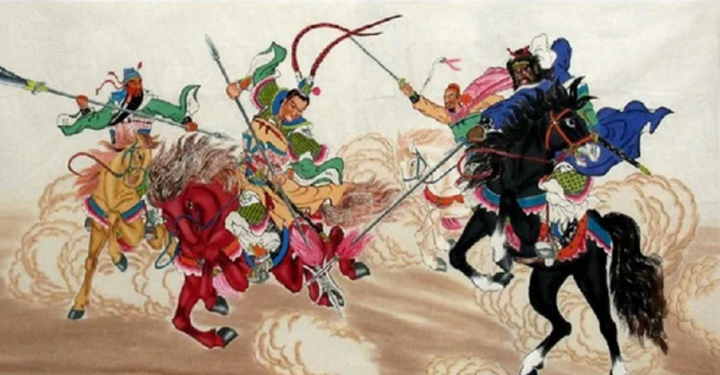 Ba anh em Lưu Bị hợp sức không đánh nổi Lã Bố