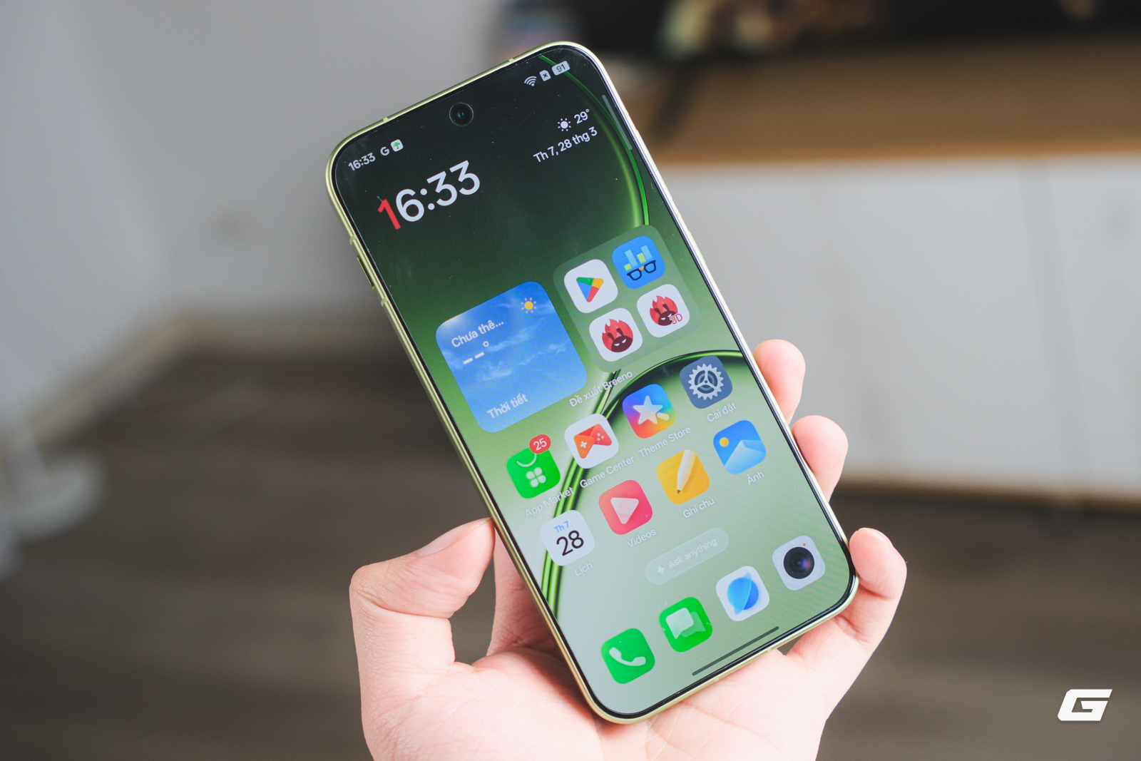 Cảm biến vân tay siêu âm dưới màn hình trên OnePlus15T