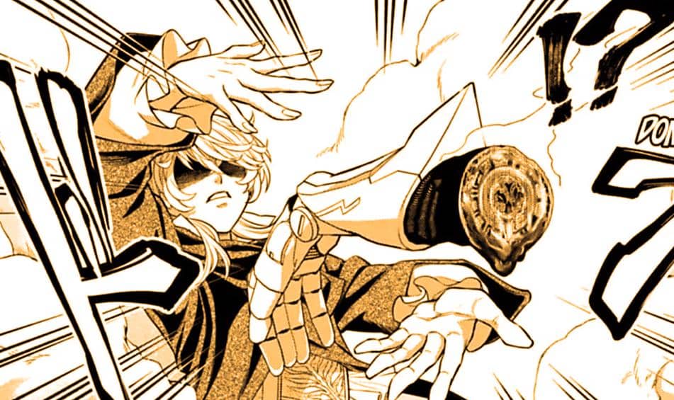 Nostradamus dùng aura hắc ám chặt đứt tay Adamantine