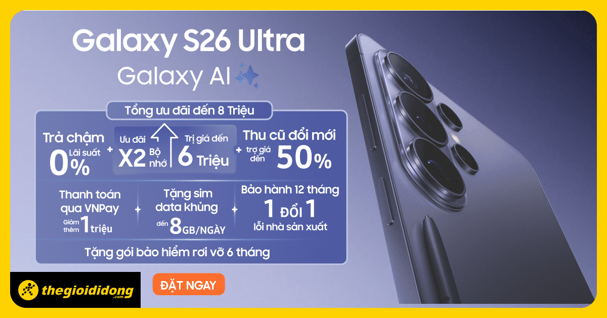 So sánh giá Samsung Galaxy S26 Ultra với đối thủ