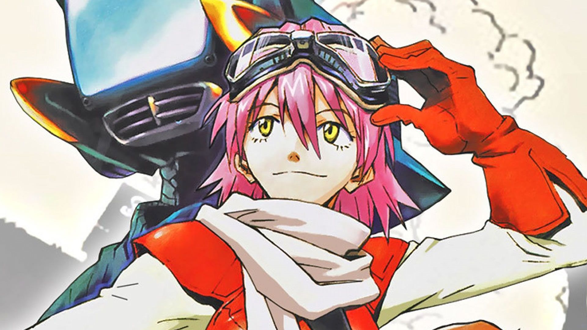 Haruko Haruhara với phong cách nổi loạn và cây đàn guitar