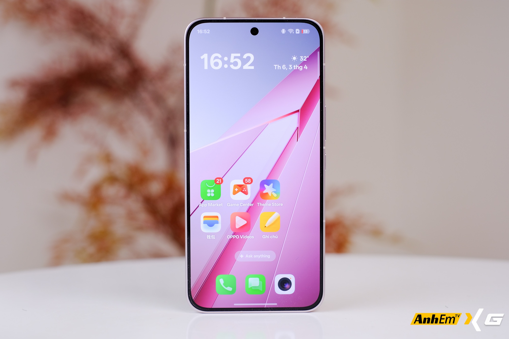 Màn hình 144Hz hiển thị sắc nét trên OPPO K15 Pro