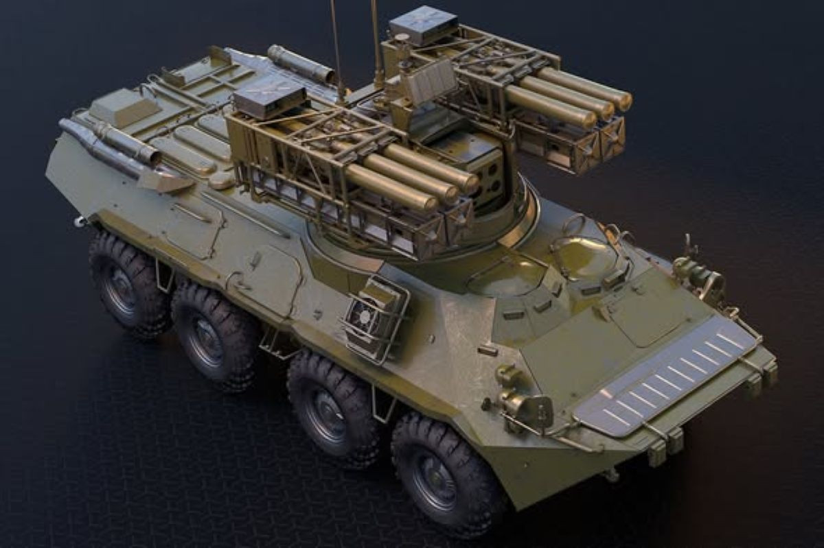 Tên lửa dẫn đường laser beam-riding trên Krona-E