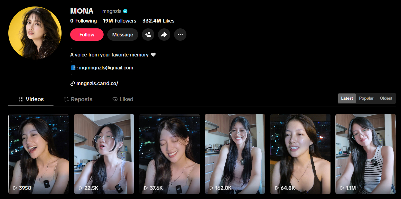 TikToker biểu diễn vũ đạo mềm mại trên nền nhạc V-pop