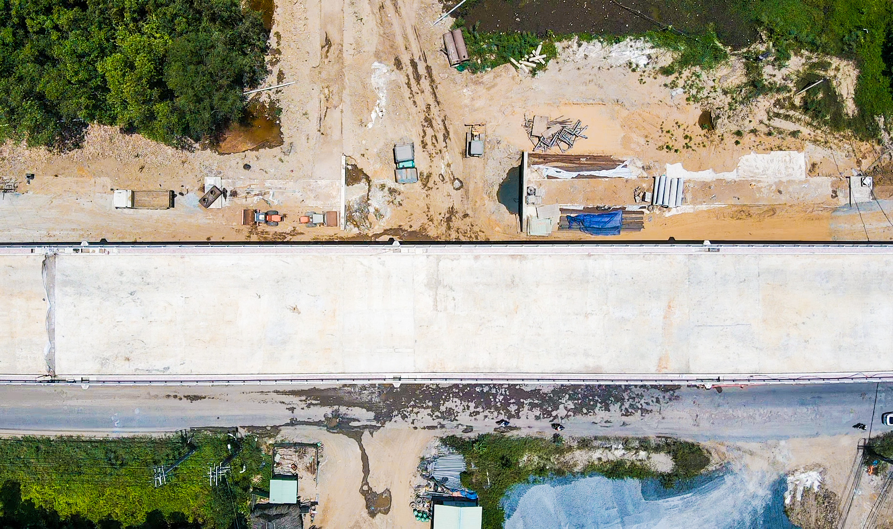 Khu vực cầu Trần Đại Nghĩa giao gói thầu XL10 và XL9 với thời gian hoàn tất dự kiến kéo dài