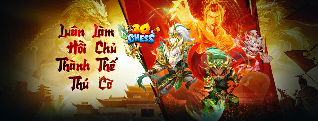 Gameplay auto chess trong 3Q Chess Kỳ Thủ Tam Quốc