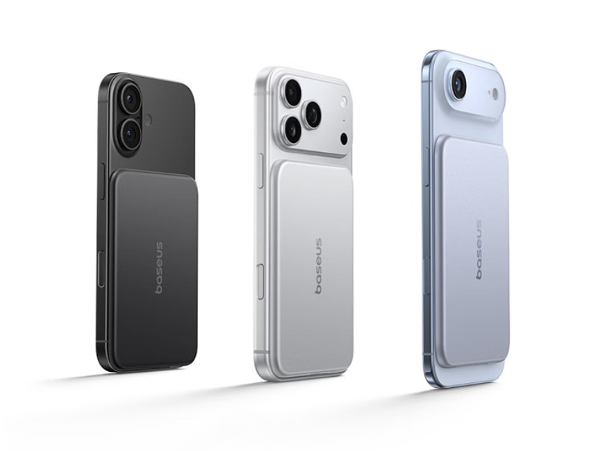 Thiết kế siêu mỏng của sạc Baseus