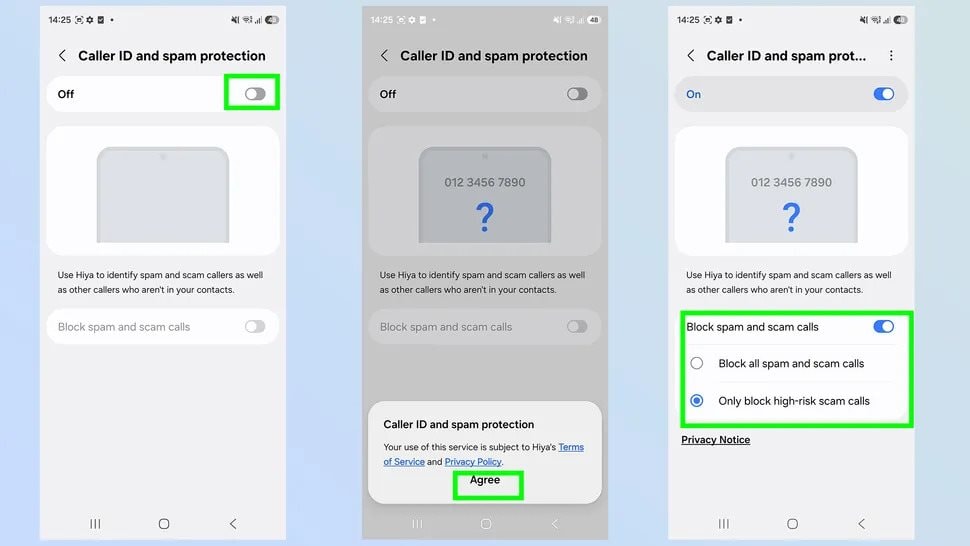 Cài đặt Caller ID và chặn spam trên Samsung Galaxy S26