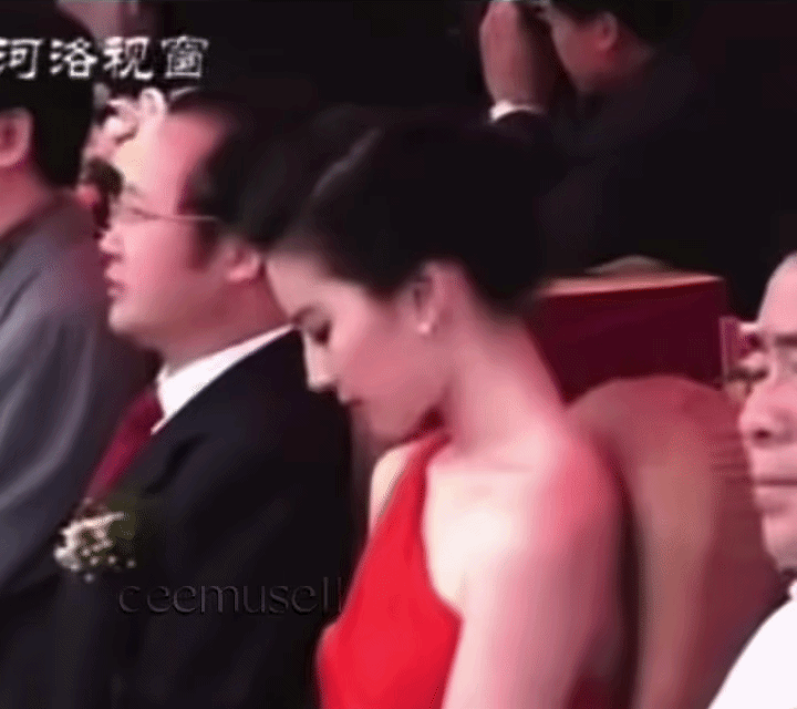 Chất lượng video thấp nhưng visual Lưu Diệc Phi cao.