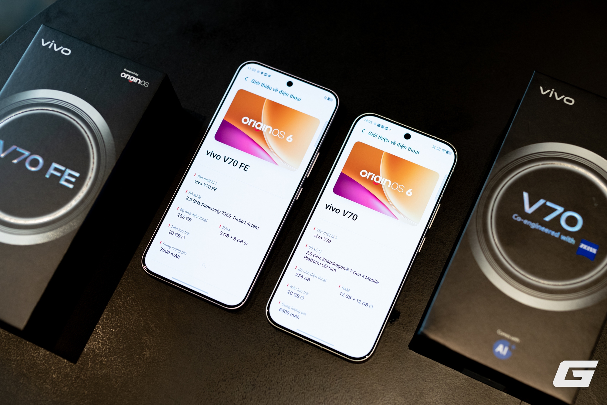 Pin dung lượng lớn trên vivo V70 FE