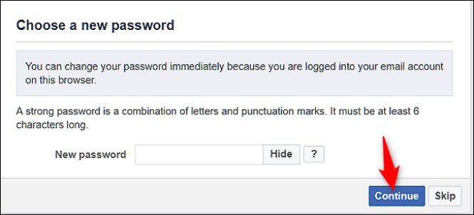 Lấy lại tài khoản Facebook bằng Gmail