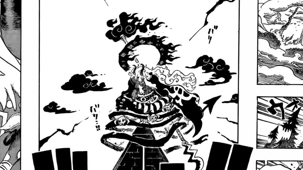 Imu đứng bên cạnh kiến trúc Elbaph khổng lồ