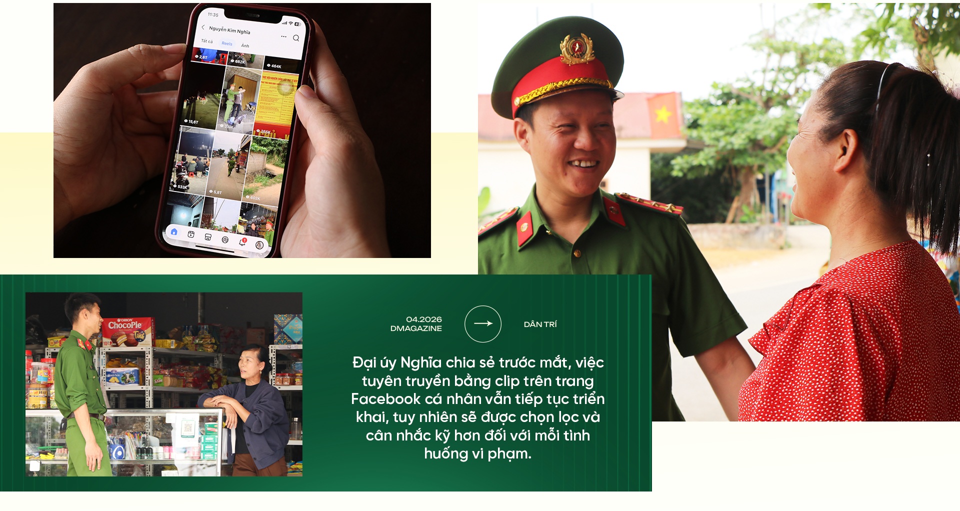 Đại úy Nguyễn Kim Nghĩa cùng gia đình nhỏ bên cạnh sự nghiệp công tác