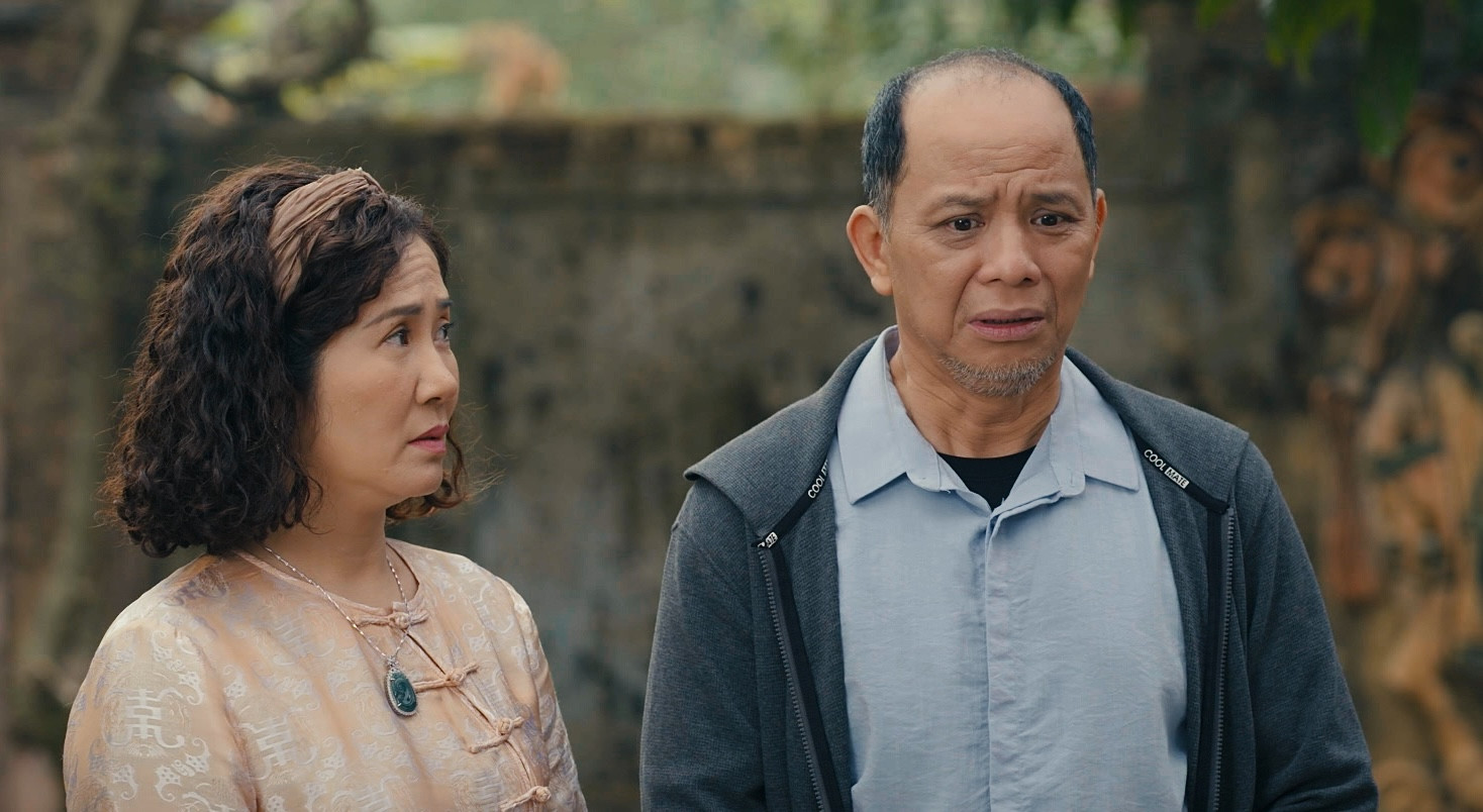 Nguyệt Hằng và Anh Tuấn trong phim