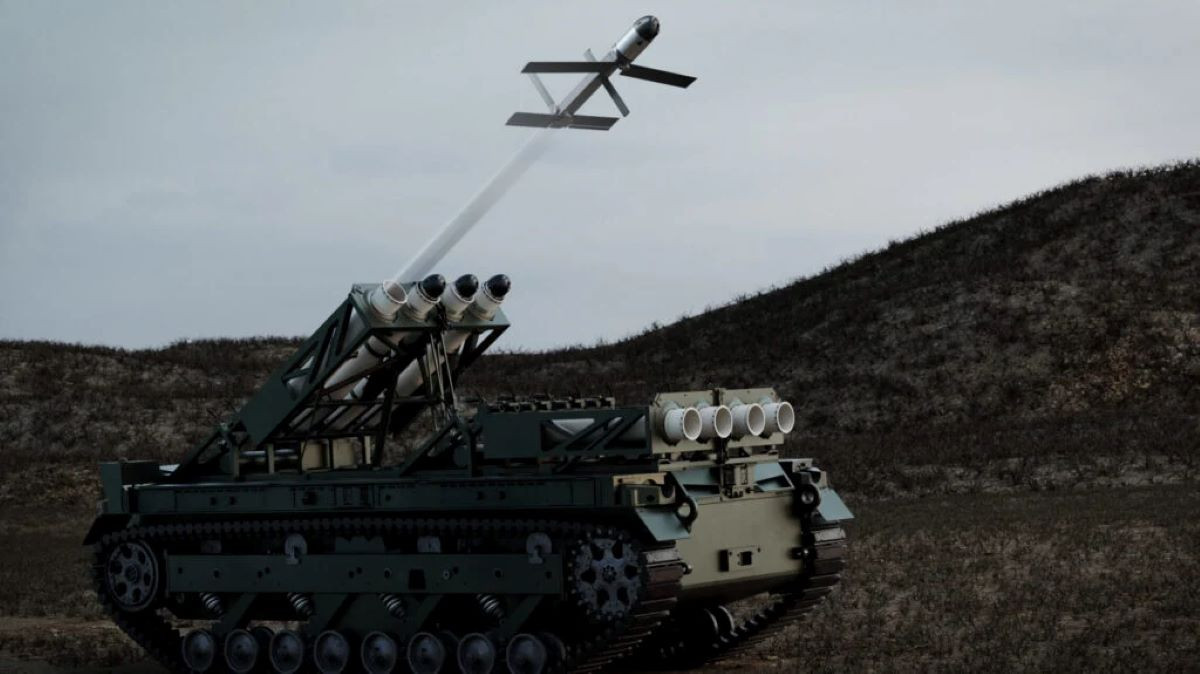 Hình ảnh minh họa vụ phóng hệ thống Mayhem tại triển lãm