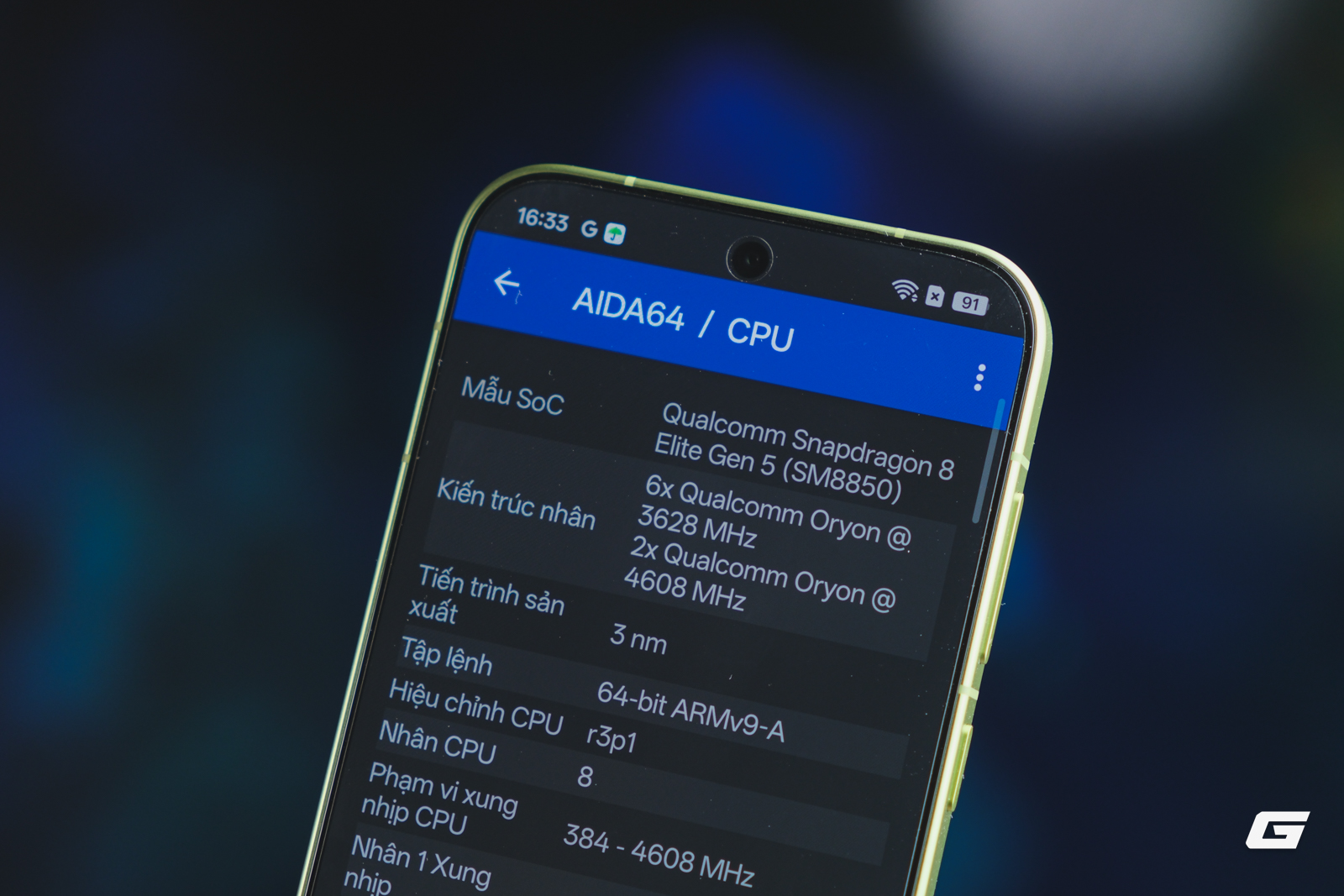 Hiệu năng mạnh mẽ Snapdragon8 Elite Gen5 trên model flaghsip kinkiller