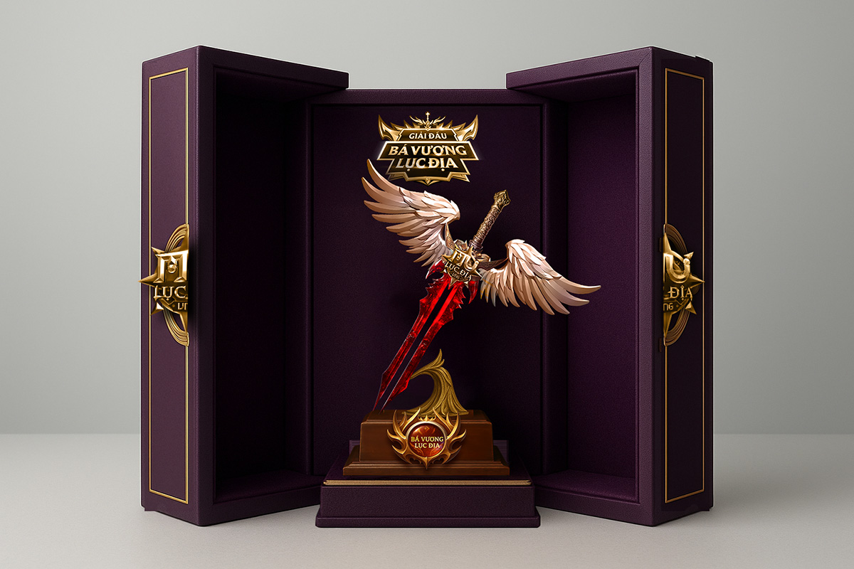 Chiếc cúp danh giá khẳng định vị thế bá vương của tổ đội chiến thắng