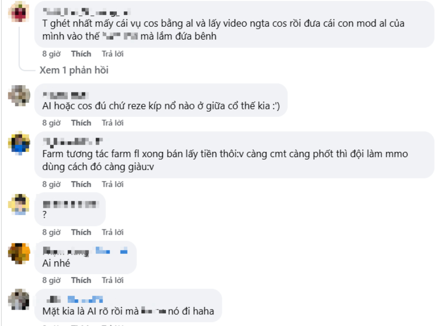 Cảnh cosplay thu hút nhiều ý kiến trái chiều