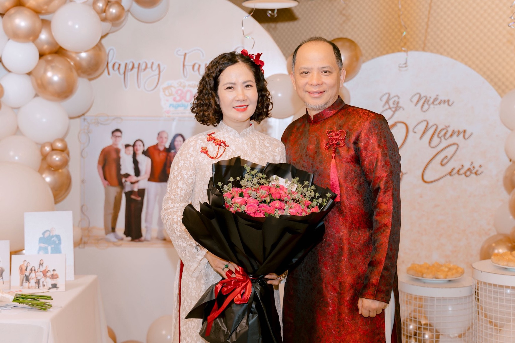 Hai nghệ sĩ tại tiệc kỷ niệm 30 năm ngày cưới mới đây