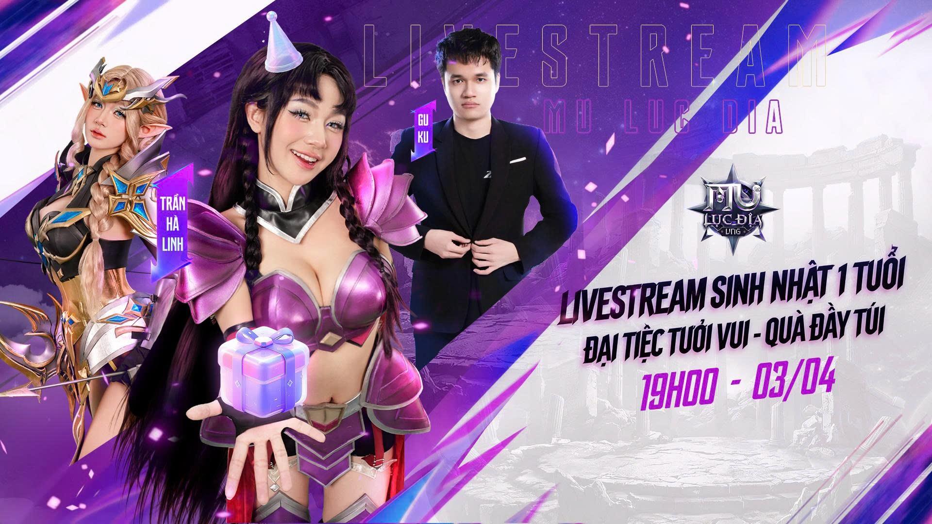 Trần Hà Linh hóa thân thành các nhân vật trong MU Lục Địa