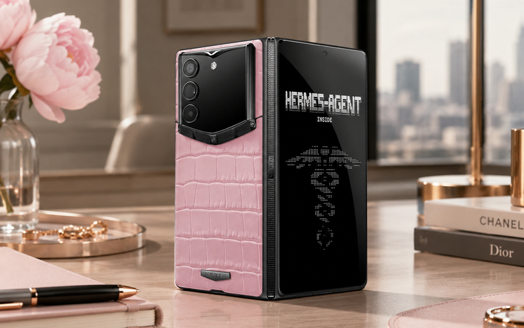 Điện thoại Vertu Alphafold với thiết kế tinh tế dành cho doanh nhân Vertu Alphafold điện thoại gập cao cấp