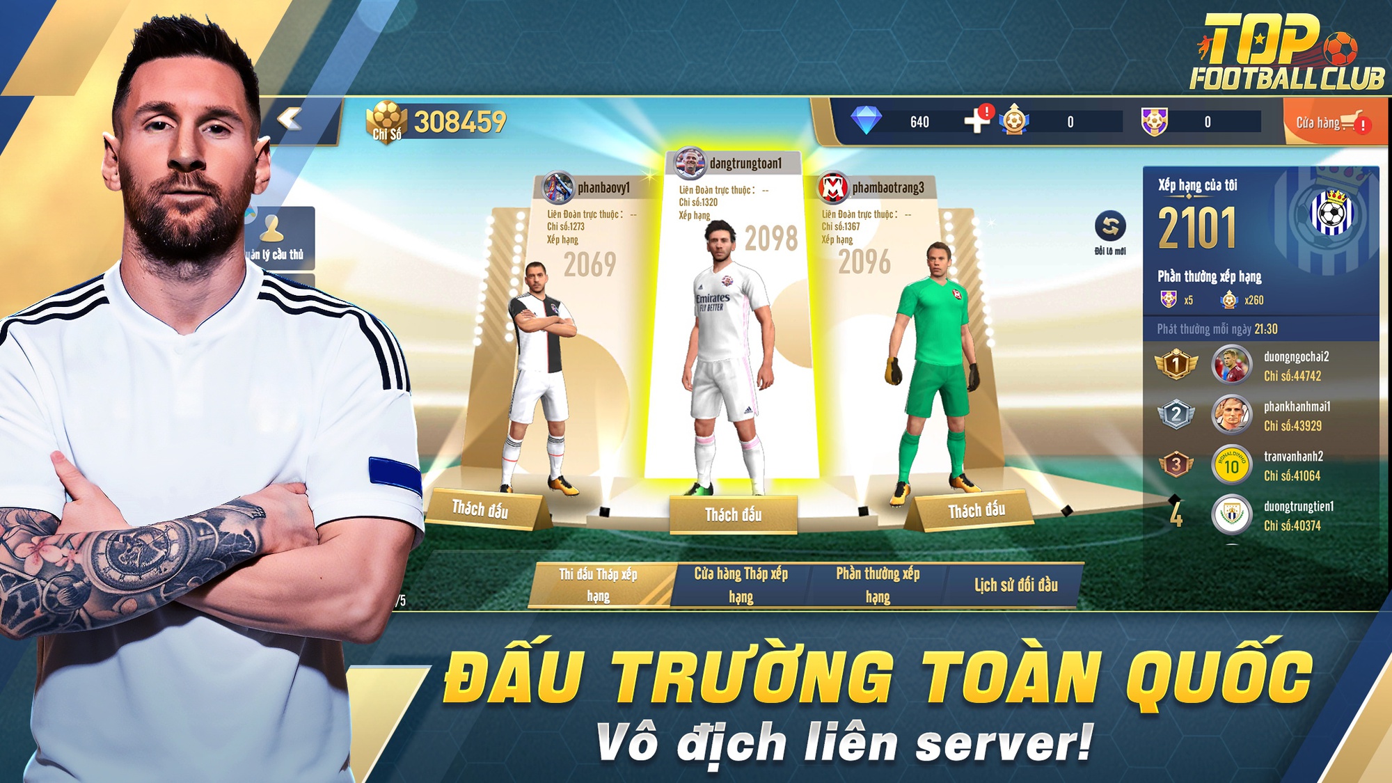 Top Football Club mở đăng ký trước, tặng miễn phí SSR Messi cùng 1000 lượt quay!- Ảnh 5.