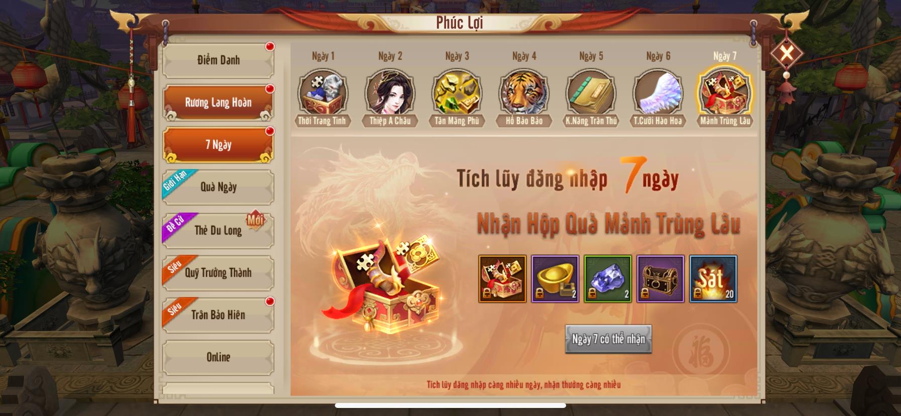 Vô số quà tặng dành cho game thủ mới
