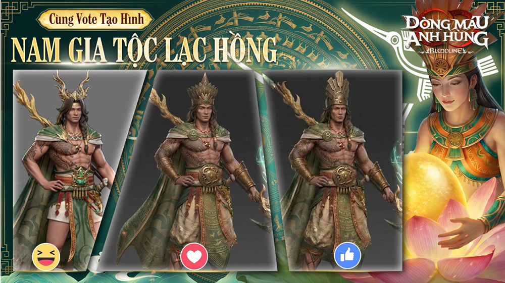 Siêu phẩm Bloodline: Dòng Máu Anh Hùng khiến game thủ Việt tự hào khi đưa Lạc Long Quân và Âu Cơ vào game- Ảnh 3.