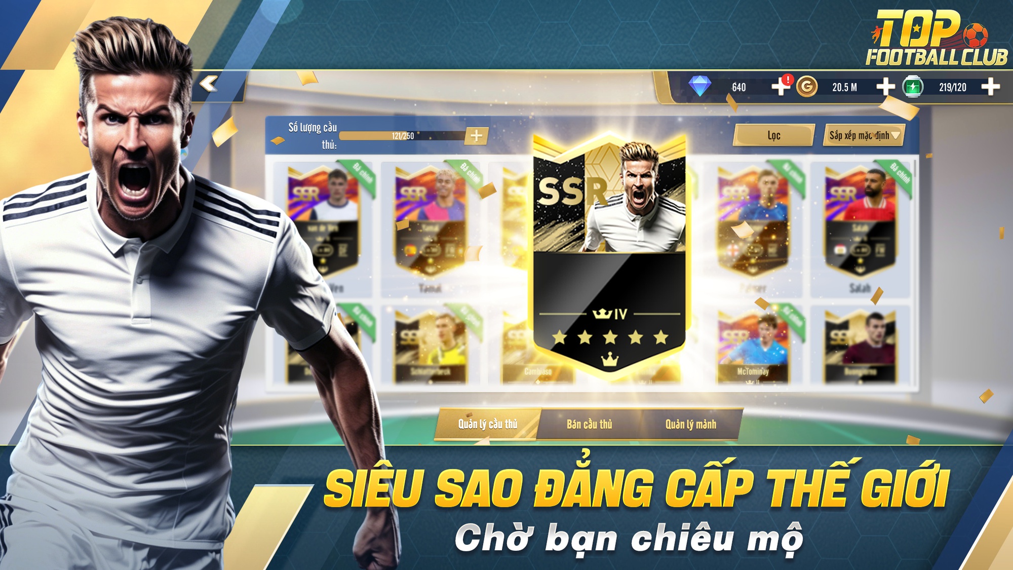 Top Football Club mở đăng ký trước, tặng miễn phí SSR Messi cùng 1000 lượt quay!- Ảnh 2.