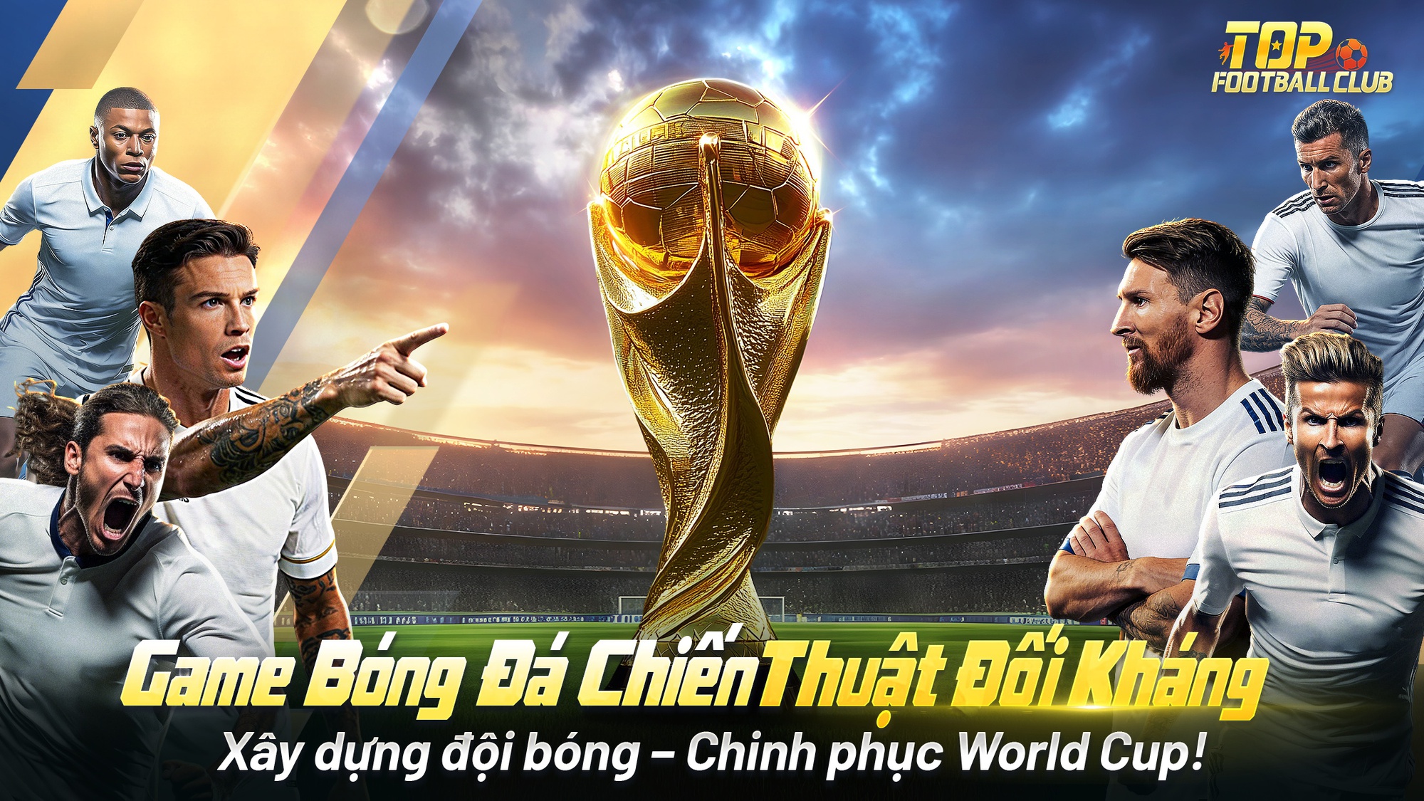 Top Football Club mở đăng ký trước, tặng miễn phí SSR Messi cùng 1000 lượt quay!- Ảnh 1.