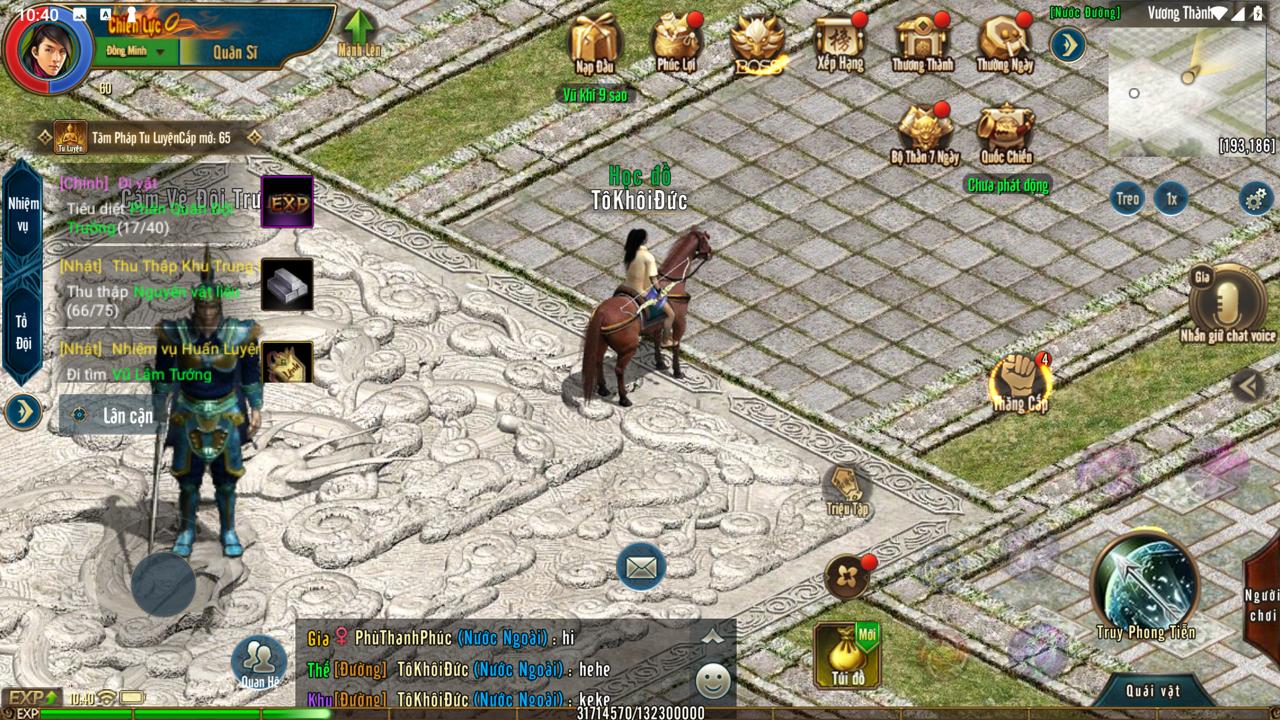 Giao diện ingame tinh gọn của Vương Giả Chiến Quốc Giao diện người dùng Vương Giả Chiến Quốc