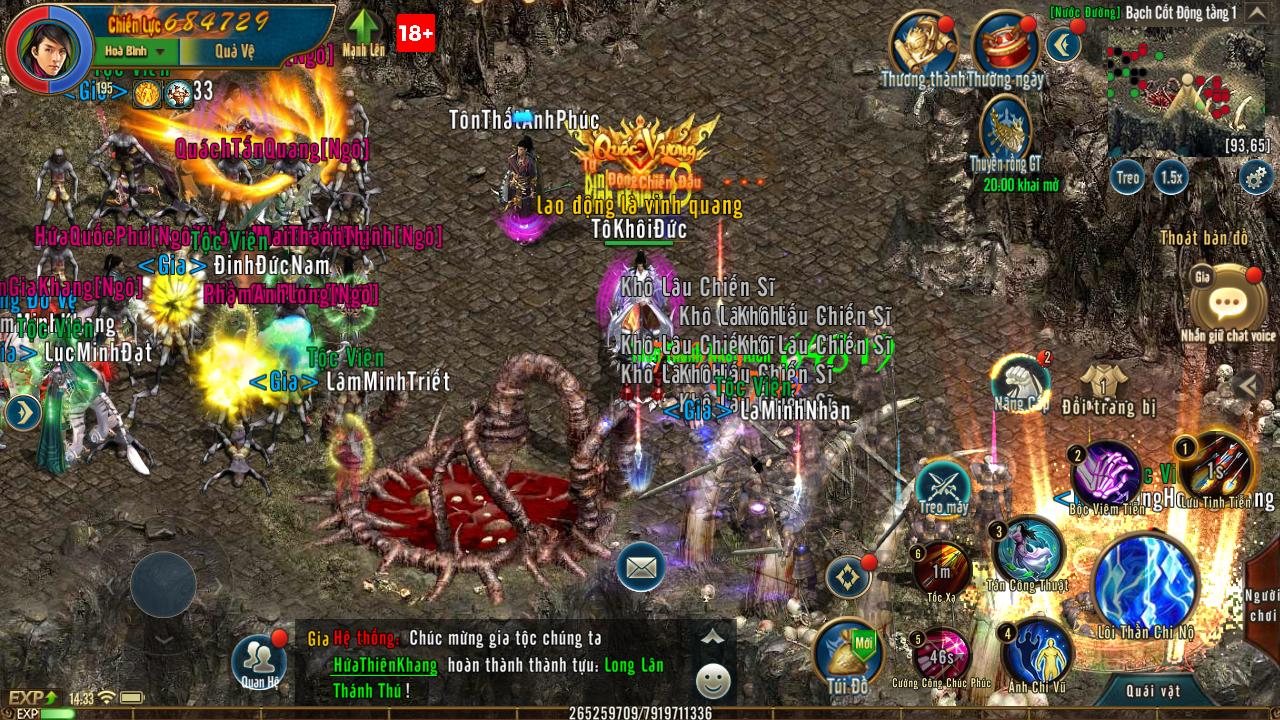 Hiệu ứng kỹ năng đẹp mắt trong Vương Giả Chiến Quốc Combo kỹ năng vũ khí trong game