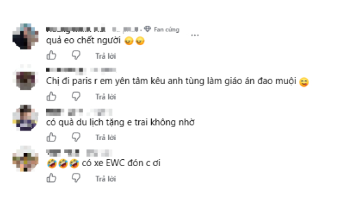 Người hâm mộ khen ngợi Mai Dora
