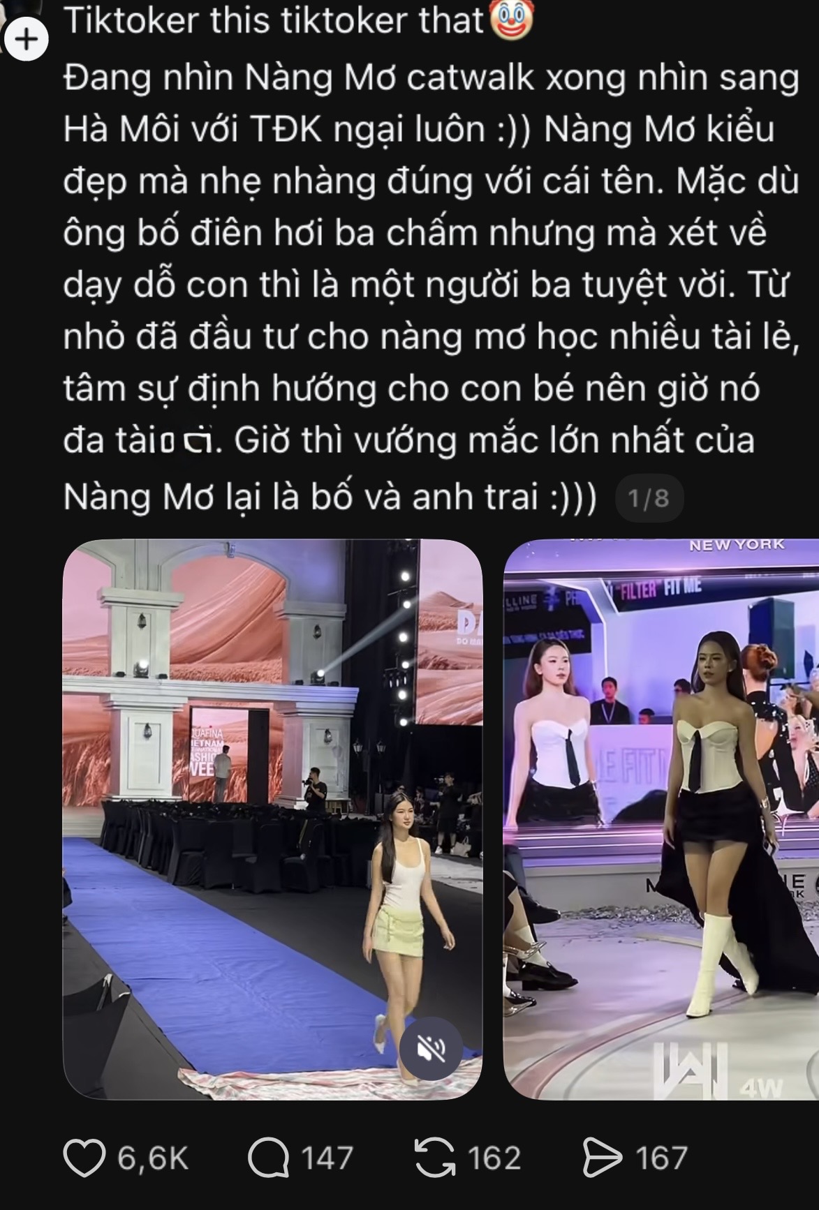 Nàng Mơ catwalk tự tin