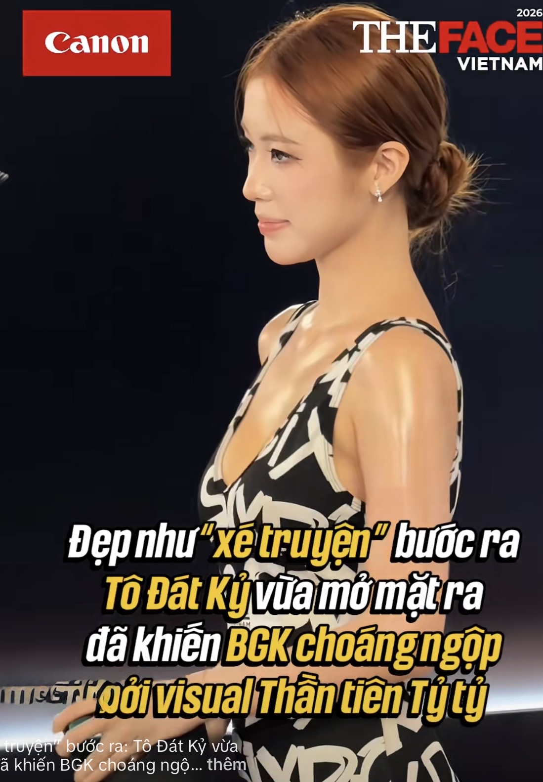 Góc nghiêng đẹp mắt của hot girl TikTok
