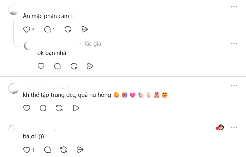 Bình luận trên mạng xã hội về outfit concert
